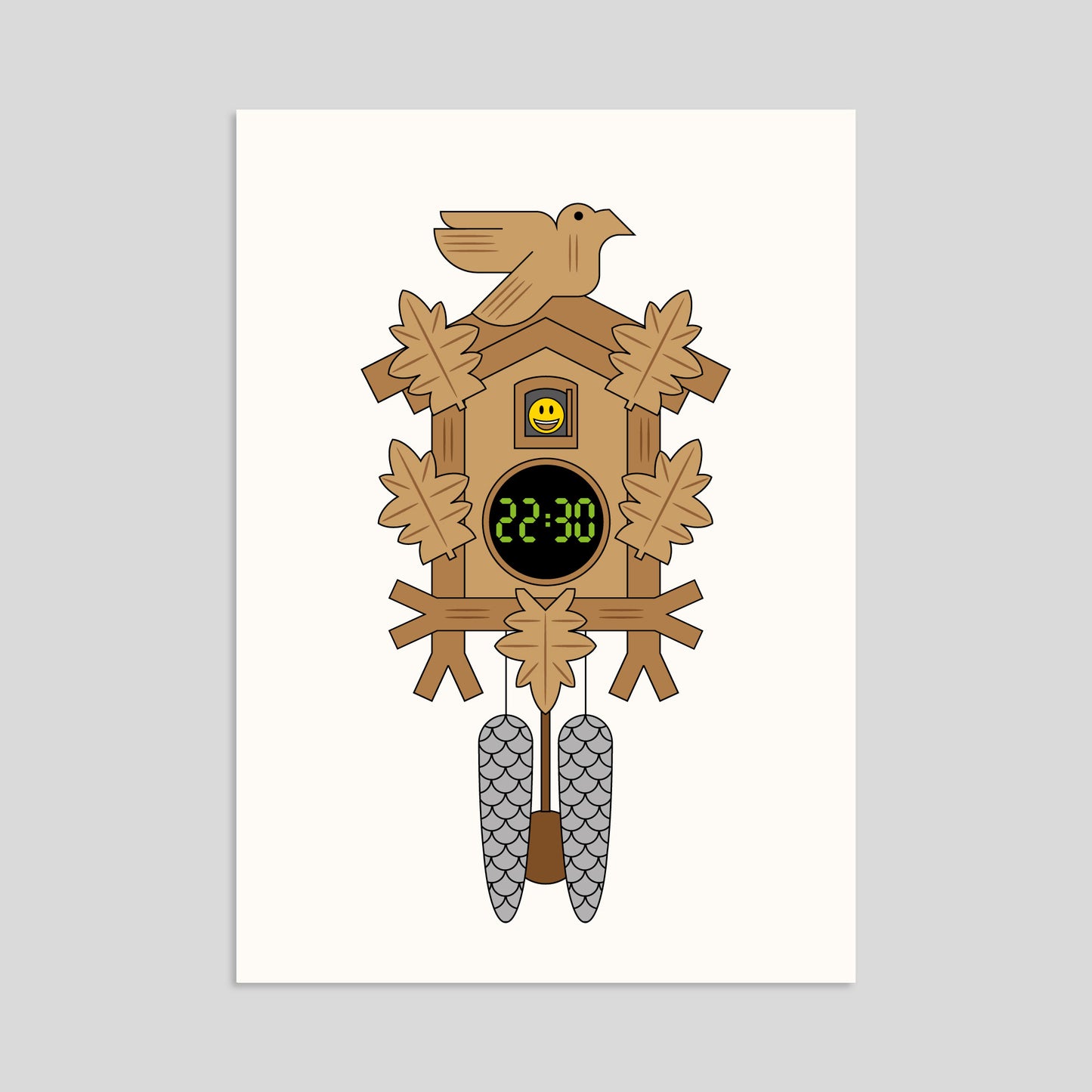 Digitale Kuckucksuhr