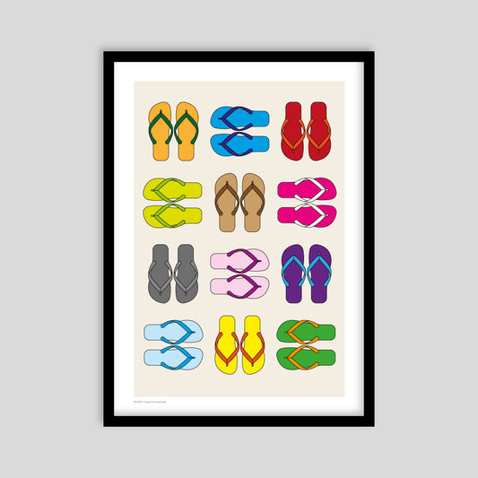 Kunstdruck FlipFlops