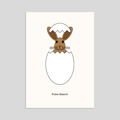 Osterhase im Ei